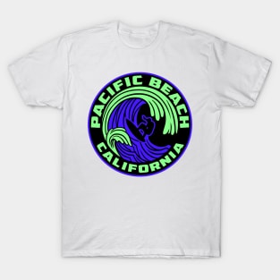 Pacific Beach California Surfing CA Surf T-Shirt